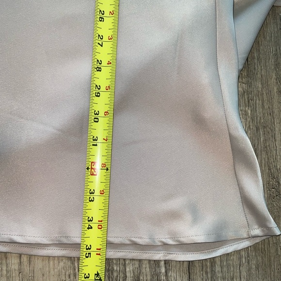 Banana Republic Cream Silk Midi Skirt - Picture 7 of 7